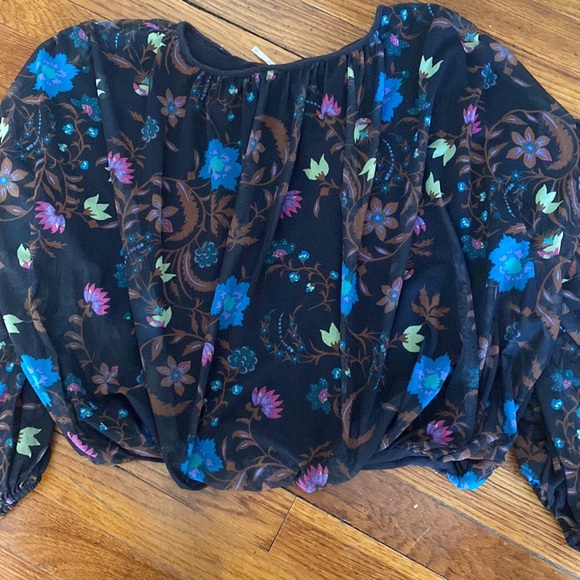 Free People Wildflower Honey Blouse Size XS - Picture 9 of 9